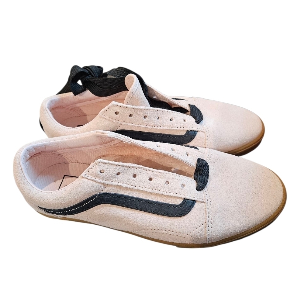 Vans Old Skool Lowpro Suede Peach Blush Sneaker NEW - Picture 3 of 7